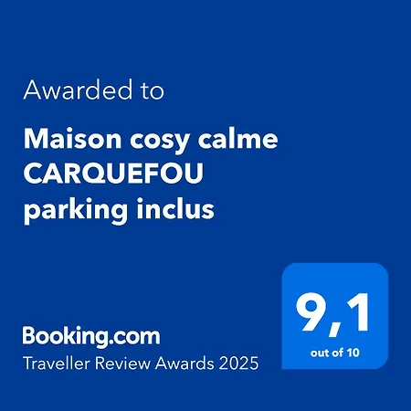 Maison cosy au calme parking privé inclus Сasa de vacaciones *